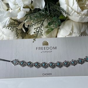 NWT 🌺 TOPSHOP Freedom Choker | 11" + 3" ext